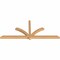 Ekena Millwork Redmond Smooth Timber Gable Bracket, Western Red Cedar, 96"W x 40"H x 3 1/2"D x 3 1/2"F, 10/12 Pitch GBW096X40X0404RED00SWR - alternate 5